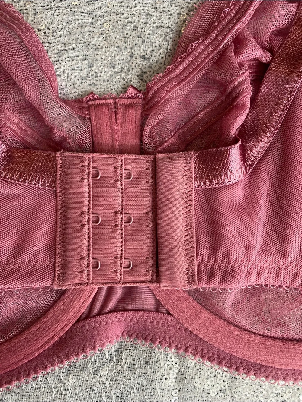 Wacoal Retro Chic Full Figure Underwire Bra Dusty Rose Pink 36DD NWT